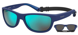 Polaroid PLD 7030/S men Blue Geometric Sunglasses