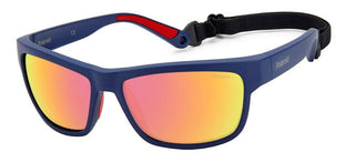 Polaroid PLD 7031/S men Blue Geometric Sunglasses