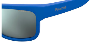 Polaroid PLD 7031/S men Blue Geometric Sunglasses
