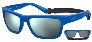 Polaroid PLD 7031/S men Blue Geometric Sunglasses