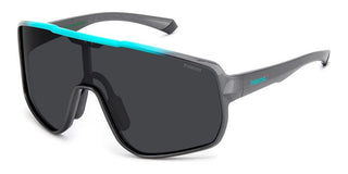Polaroid Pld 7060/s Men Silver Shield Sunglasses