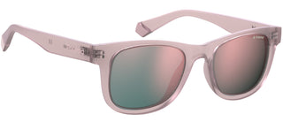 Polaroid PLD 8009/N/NEW children Pink Squared Sunglasses