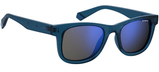 Polaroid PLD 8009/N/NEW children Blue Squared Sunglasses