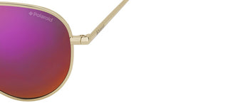 Polaroid Pld 8015/n Kids Children Gold Pilot Sunglasses