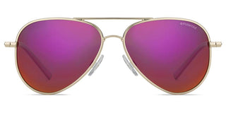 Polaroid Pld 8015/n Kids Children Gold Pilot Sunglasses