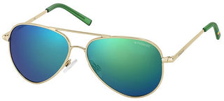 Polaroid PLD 8015/N KIDS children Gold Pilot Sunglasses