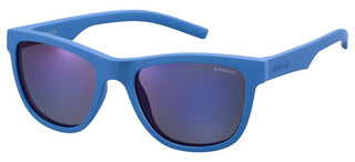 Polaroid PLD 8018/S KIDS children Blue Squared Sunglasses