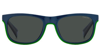 Polaroid PLD 8041/S KIDS children Blue Squared Sunglasses