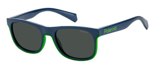 Polaroid PLD 8041/S KIDS children Blue Squared Sunglasses