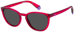 Polaroid PLD 8047/S JUNIOR children Pink Squared Sunglasses