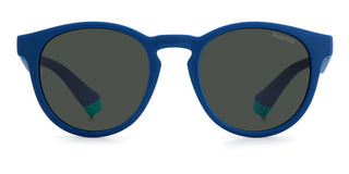 Polaroid PLD 8048/S JUNIOR unisex Blue Round Sunglasses