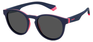 Polaroid PLD 8048/S JUNIOR unisex Blue Round Sunglasses