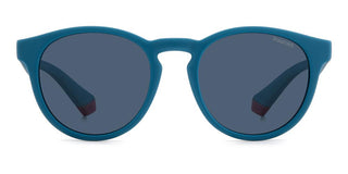 Polaroid PLD 8048/S JUNIOR unisex Blue Round Sunglasses