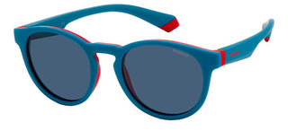 Polaroid PLD 8048/S JUNIOR unisex Blue Round Sunglasses
