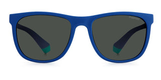 Polaroid PLD 8049/S JUNIOR unisex Blue Squared Sunglasses