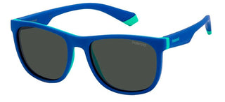 Polaroid PLD 8049/S JUNIOR unisex Blue Squared Sunglasses