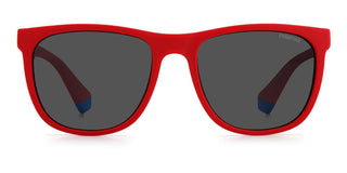 Polaroid PLD 8049/S JUNIOR unisex Red Squared Sunglasses
