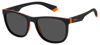 Polaroid PLD 8049/S JUNIOR unisex Black Squared Sunglasses