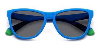 Polaroid PLD 8056/S JUNIOR children Blue Geometric Sunglasses
