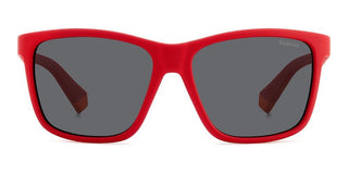 Polaroid PLD 8057/S JUNIOR children Red Geometric Sunglasses