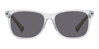Polaroid Pld 8058/s Children Transparent Squared Sunglasses