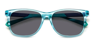 Polaroid Pld 8058/s Children Blue Squared Sunglasses