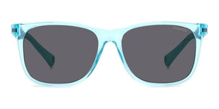 Polaroid Pld 8058/s Children Blue Squared Sunglasses