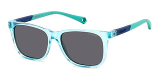 Polaroid Pld 8058/s Children Blue Squared Sunglasses