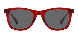 Polaroid Pld 8060/s Unisex Red Squared Sunglasses