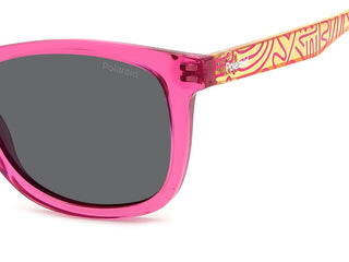 Polaroid PLD 8060/S unisex Pink Squared Sunglasses