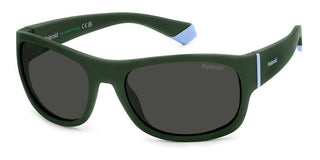 Polaroid Pld 8064/s Unisex Green Rectangle Sunglasses