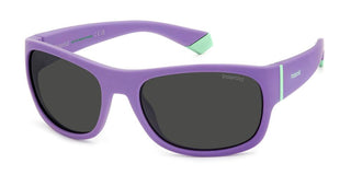 Polaroid Pld 8064/s Unisex Violet Rectangle Sunglasses