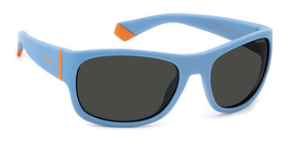 Polaroid Pld 8064/s Unisex Blue Rectangle Sunglasses