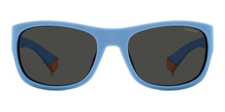 Polaroid Pld 8064/s Unisex Blue Rectangle Sunglasses