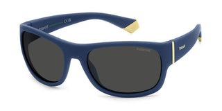 Polaroid Pld 8064/s Unisex Blue Rectangle Sunglasses