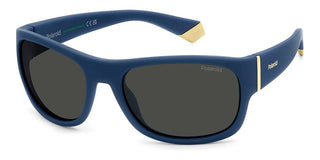 Polaroid Pld 8064/s Unisex Blue Rectangle Sunglasses