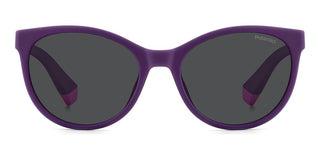 Polaroid Pld 8065/s Unisex Violet Cat Eye Sunglasses