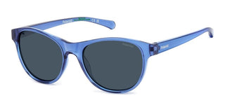 Polaroid Pld 8066/s Unisex Blue Geometric Sunglasses