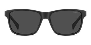 Polaroid Pld 8067/s Unisex Black Rectangle Sunglasses