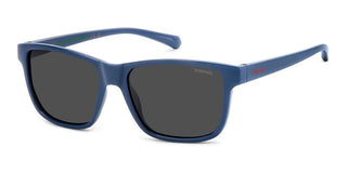 Polaroid Pld 8067/s Unisex Blue Rectangle Sunglasses