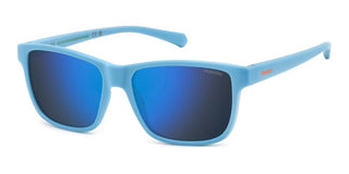 Polaroid Pld 8067/s Unisex Blue Rectangle Sunglasses