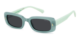 Polaroid PLD 8071/S children Green Rectangle Sunglasses