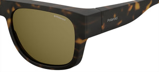 Polaroid PLD 9010/S unisex Havana Squared Sunglasses
