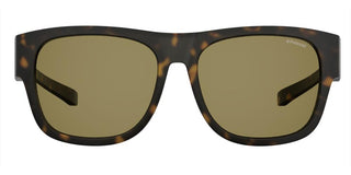 Polaroid PLD 9010/S unisex Havana Squared Sunglasses
