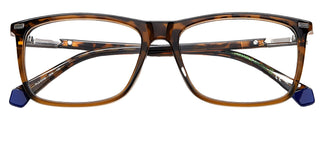 Polaroid PLD D430 men Havana Rectangle Eyeglasses