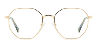 Polaroid Pld D555 Women Gold Geometric Eyeglasses