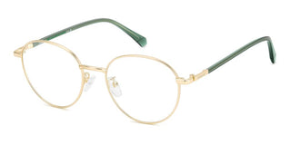 Polaroid Pld D567/g Unisex Gold Pantos Eyeglasses