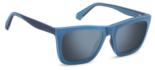 Polaroid Pld D591/c Men Blue Squared Sunglasses