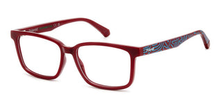 Polaroid PLD D844 unisex Red Rectangle Eyeglasses