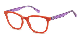 Polaroid Pld D845 Children Orange Rectangle Eyeglasses